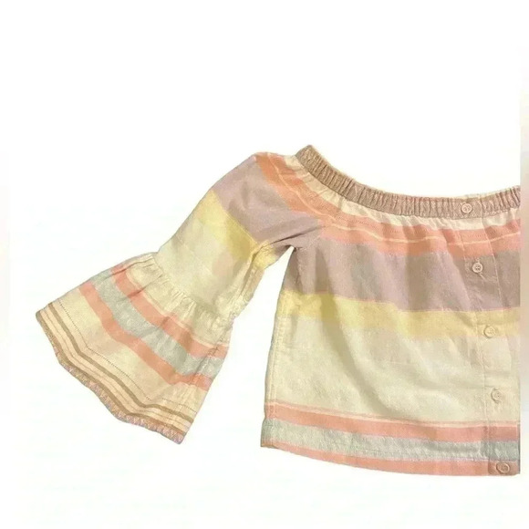 MOTHER Cold Shoulder Belle Top Size Small - Picture 4 of 11